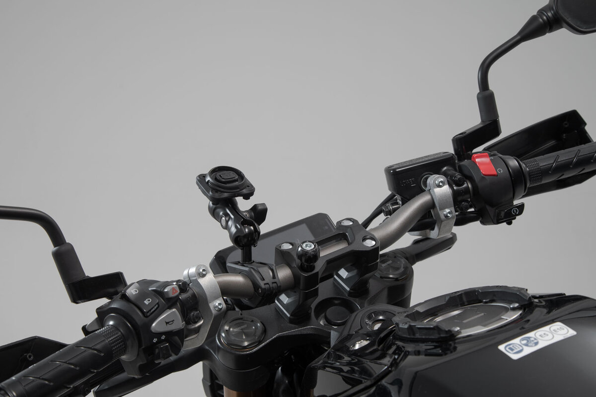 SW-Motech Navi-Halterung Kit T-Lock mit Phone Case für Ducati Multistrada 1200 /S /Enduro