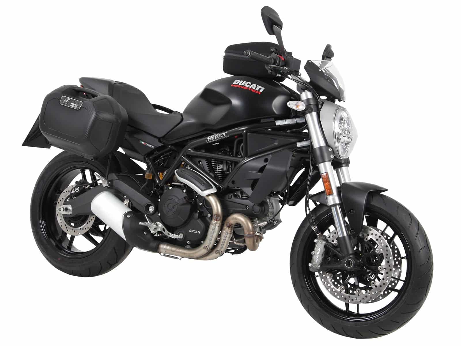 C-Bow Seitenträger schwarz für Ducati Monster 797 (17-20) Hepco & Becker