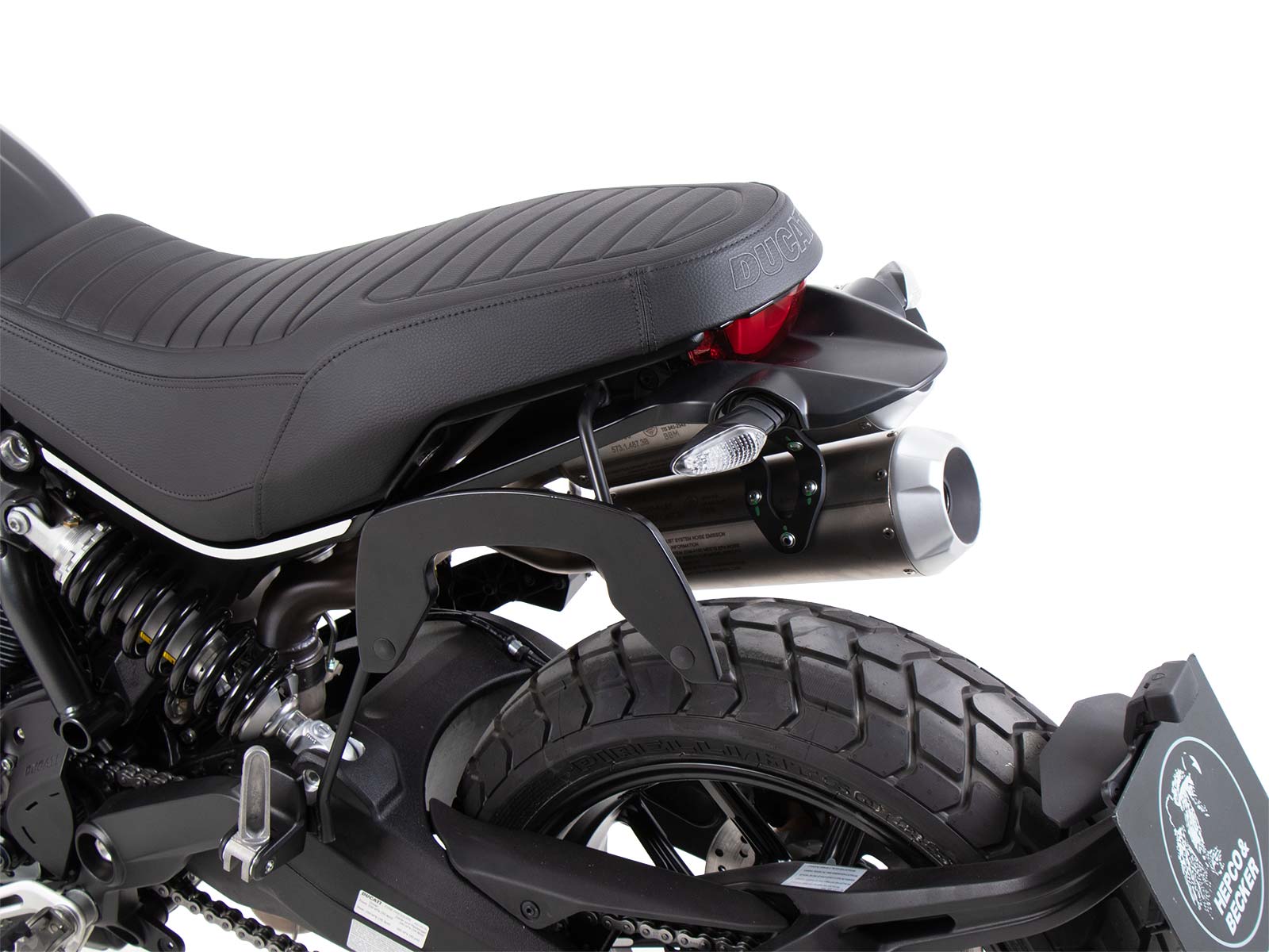 C-Bow Seitenträger links für Ducati Scrambler 1100 Dark Pro /Pro /Sport Pro (21-24) Hepco & Becker