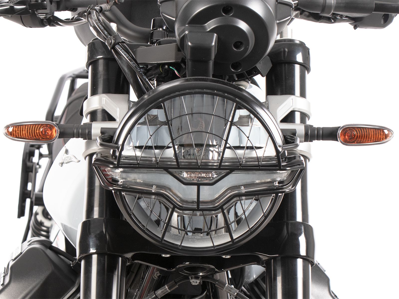 Lampenschutzgitter schwarz für Moto Guzzi V7 850 Special (25- ) Hepco & Becker