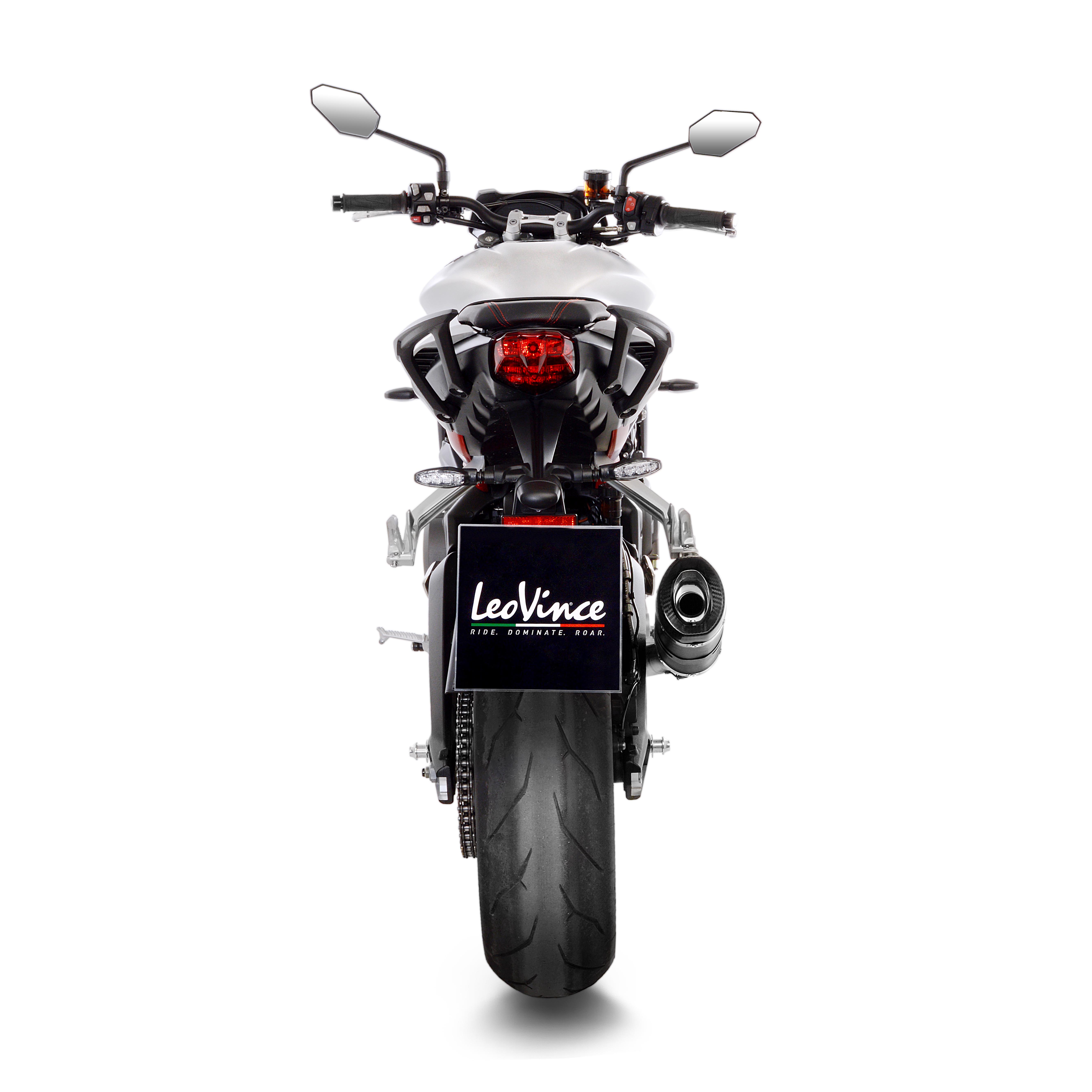 LeoVince Auspuffanlage LV Pro, Carbon, Slip On für Triumph Street Triple 765 S /RS (18-21)