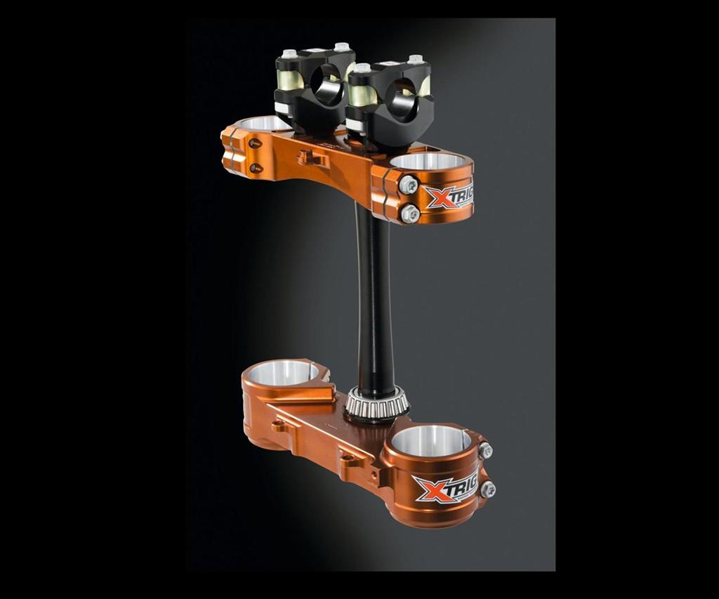 XTrig Triple Clamp Fork Holder Holder set M12, handlebar 22mm KX450F 2017/ KX450F 2015 Original Kawa