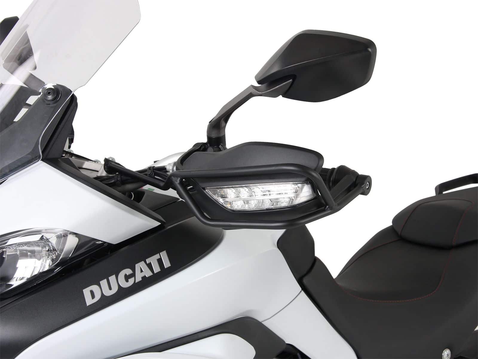Griffschutz Set schwarz für Ducati Multistrada 1200 Enduro (16-18) Hepco & Becker