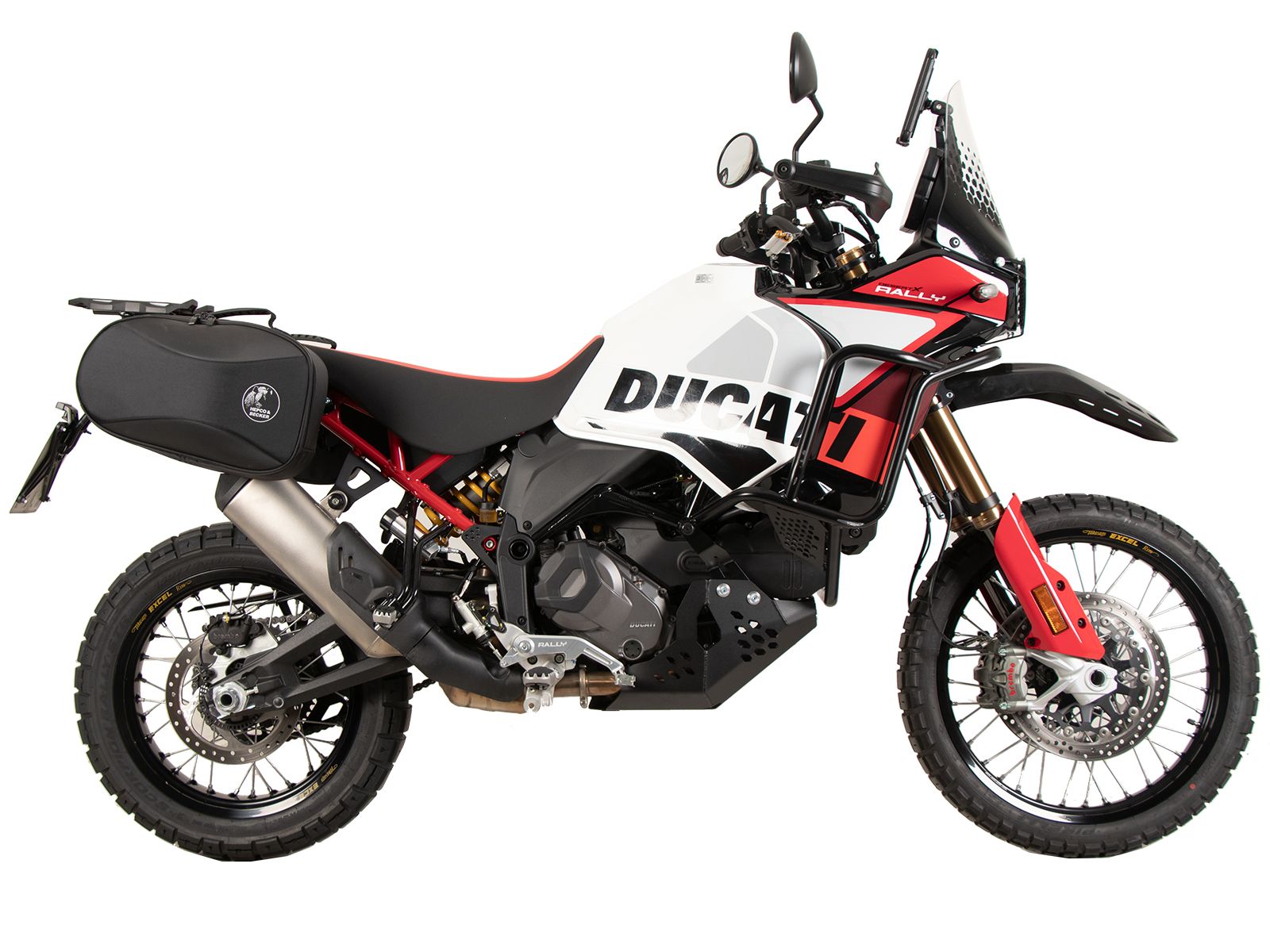 C-Bow Seitenträger schwarz für Ducati DesertX Rally (24-) Hepco & Becker