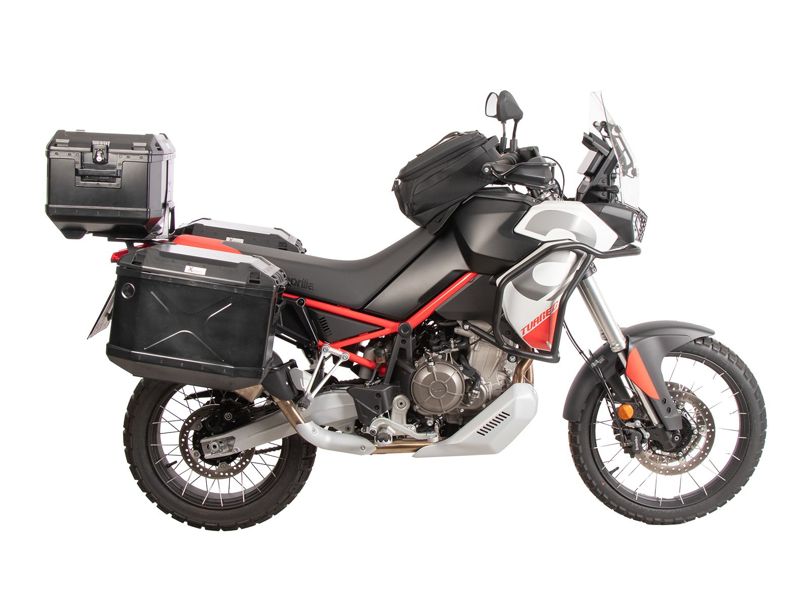 Alurack Topcase-Träger schwarz für Aprilia Tuareg 660 (25-) Hepco & Becker