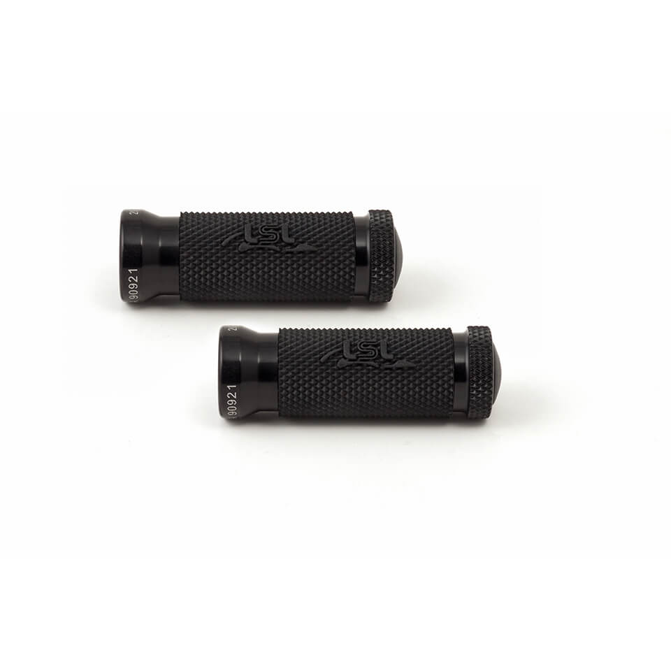 LSL Racing-II-Rasten mit Gummiauflage, schwarz