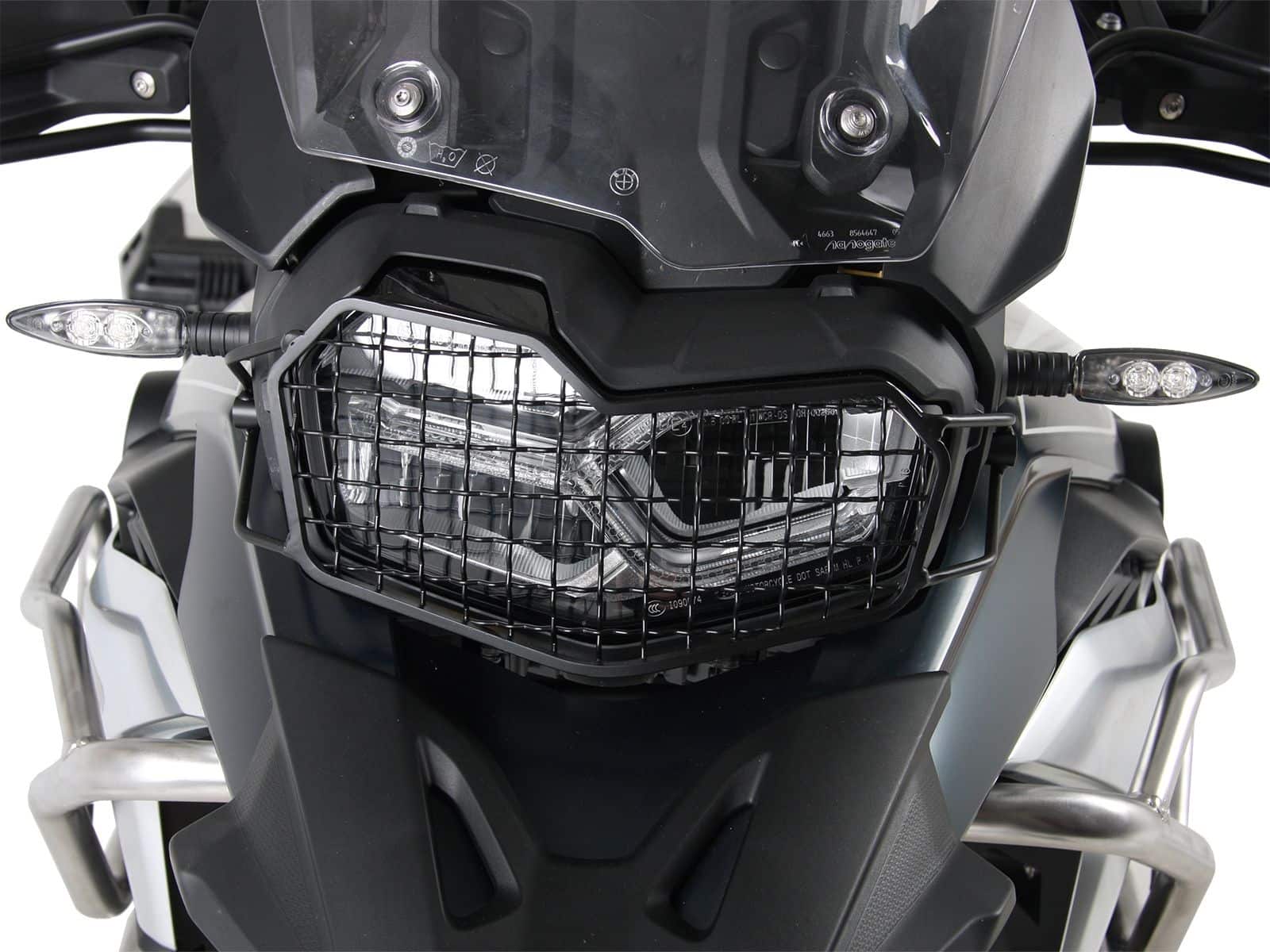 Lampenschutzgitter schwarz für BMW F 850 GS Hepco & Becker