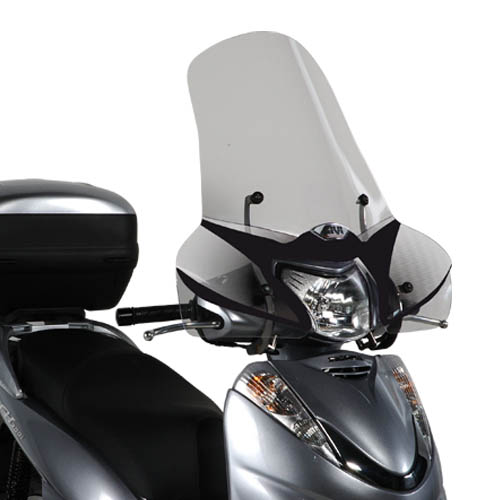 Windschild Groß transparent, für Honda SH 300 (07-11) - 440x665 mm (HxB) Givi