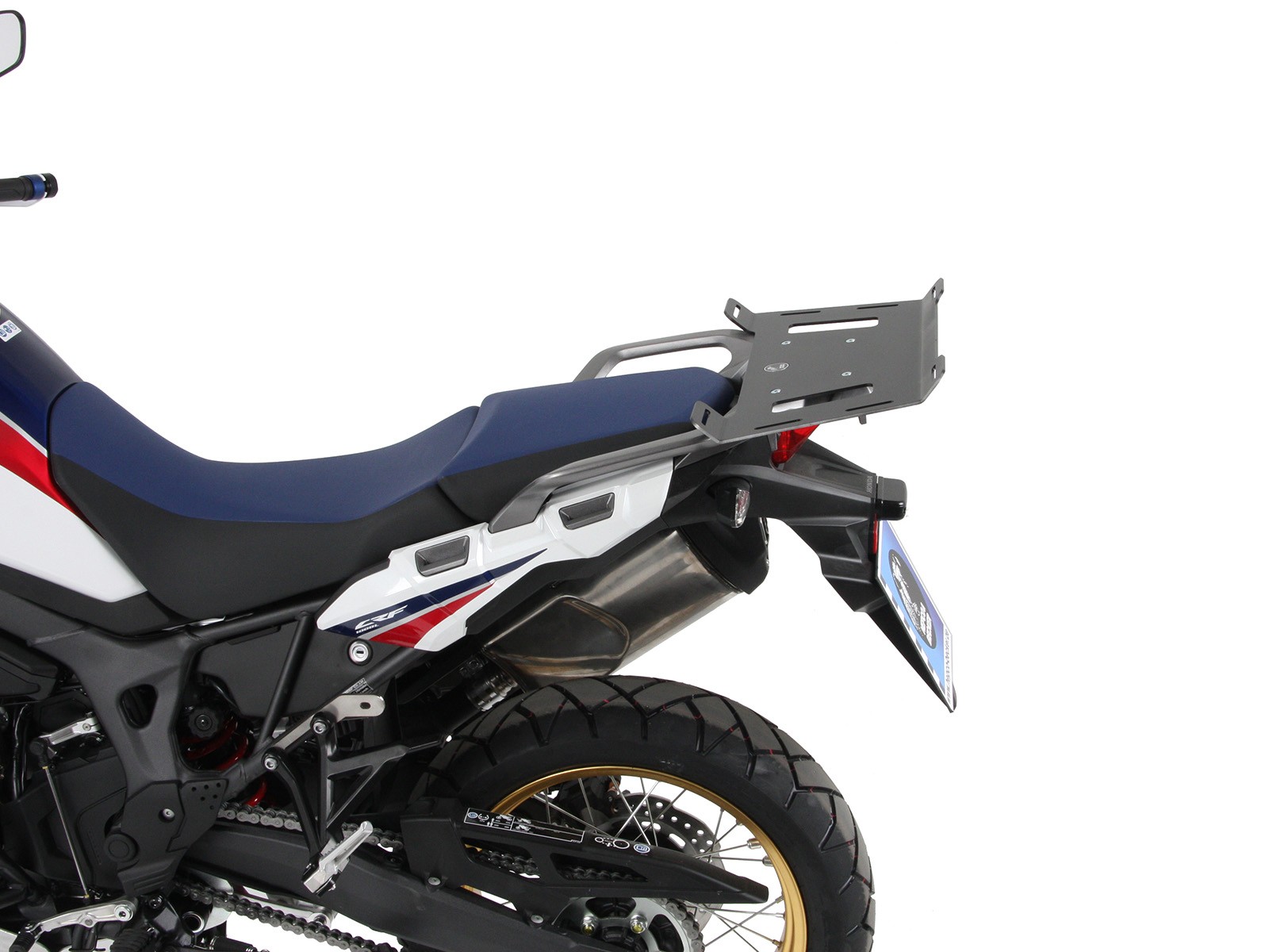 Gepäckbrückenverbreiterung schwarz für Honda CRF 1000 Africa Twin (Bj.16-17) Hepco & Becker