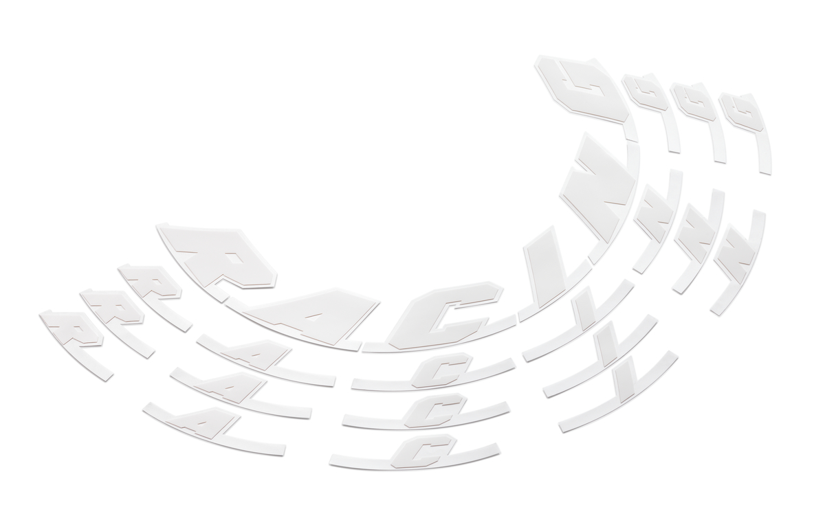 KTM Felgenaufkleberkit weiß