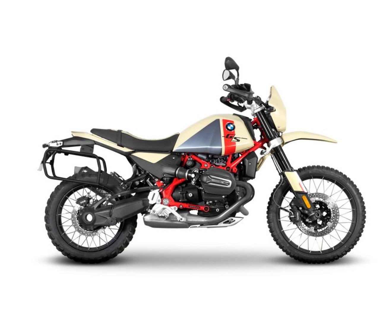 Shad Seitenkofferträger 4P System schwarz lackiert für BMW R 12 G/S (25-)