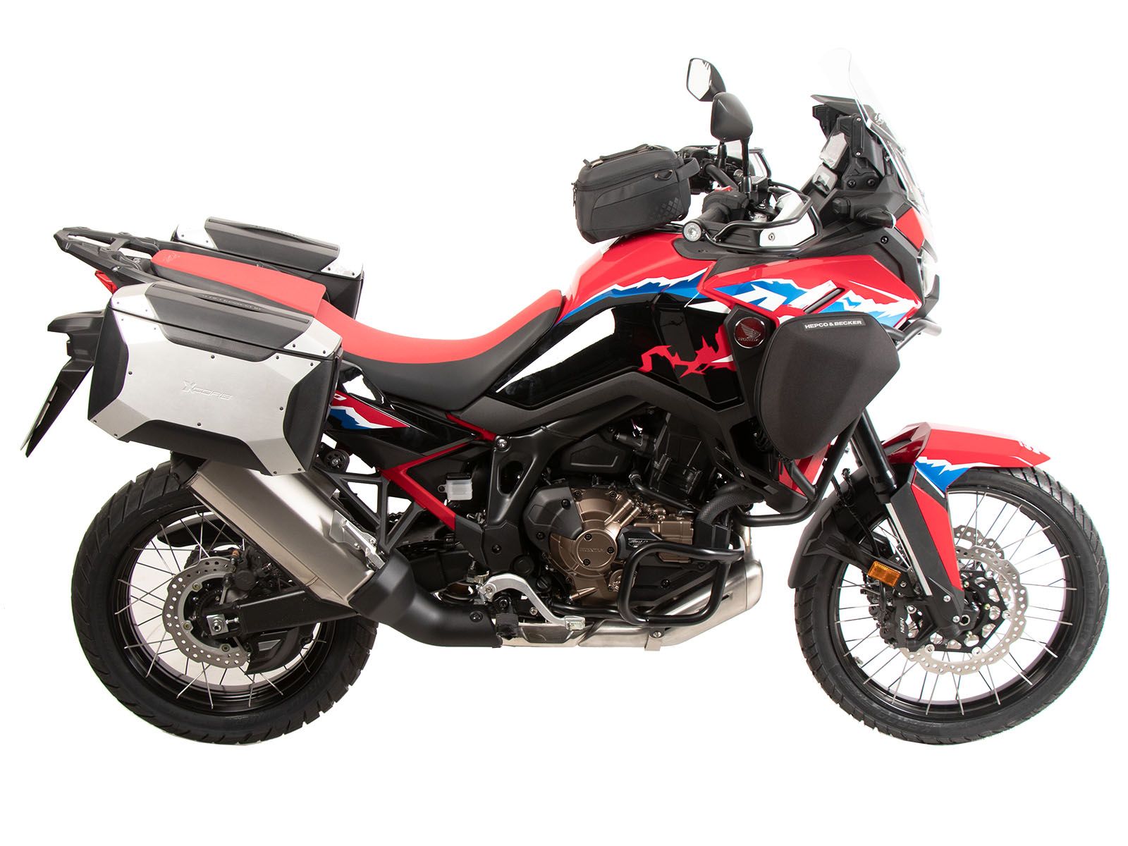 C-Bow Seitenträger schwarz für Honda CRF 1100 Africa Twin Adventure Sports (24-) Hepco & Becker