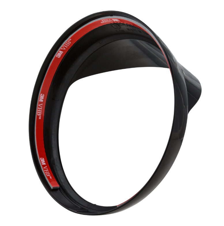 Lampenring mit Lampenschirm für Vespa LX 50-150ccm, schwarz glänzend