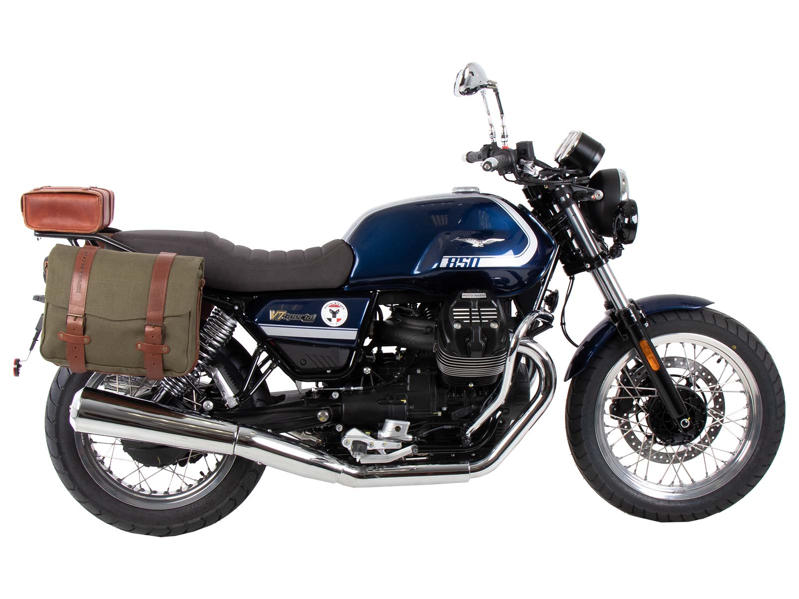 C-Bow Seitenträger chrom für Moto Guzzi V7 850 Special (25- ) Hepco & Becker