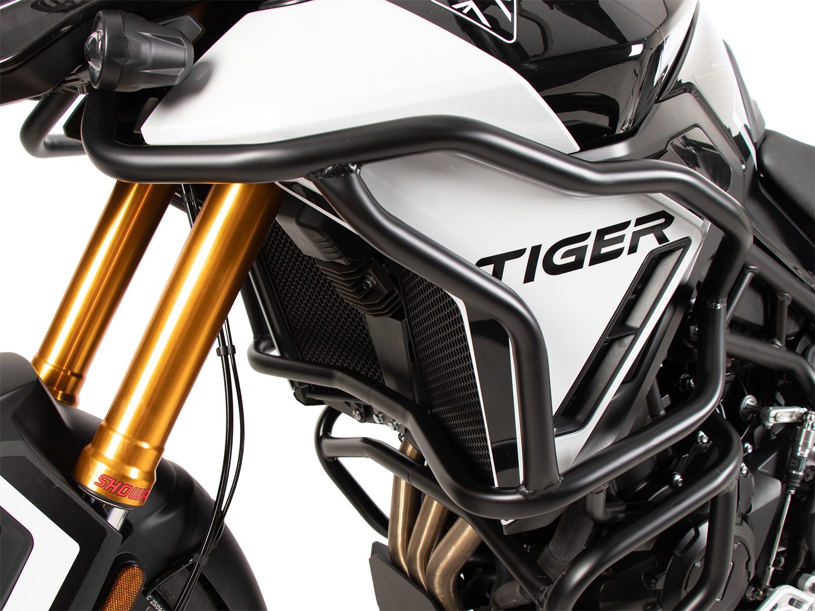 Tankschutzbügel "Solid" schwarz für Triumph Tiger 900 GT / Pro (24-) Hepco & Becker