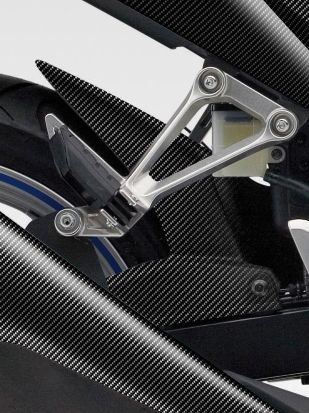 Hinterradabdeckung inkl. Kettenschutz Carbon Look Original Honda CBR 300 R