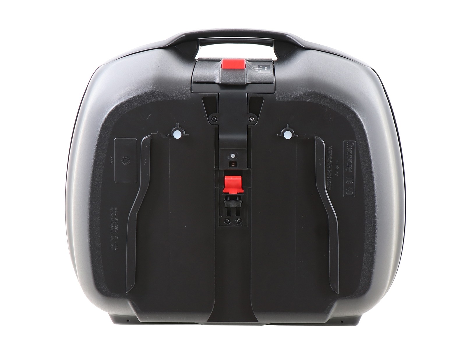 Journey Topcase 40 silber inkl. Universaltopcasepalette für Fremdträger Hepco & Becker