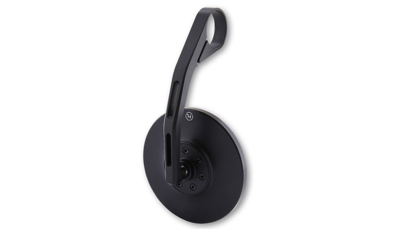 HIGHSIDER pro Lenkerendenspiegel Conero 2 Black Edition Schwarz Matt Lang (1Stck.)