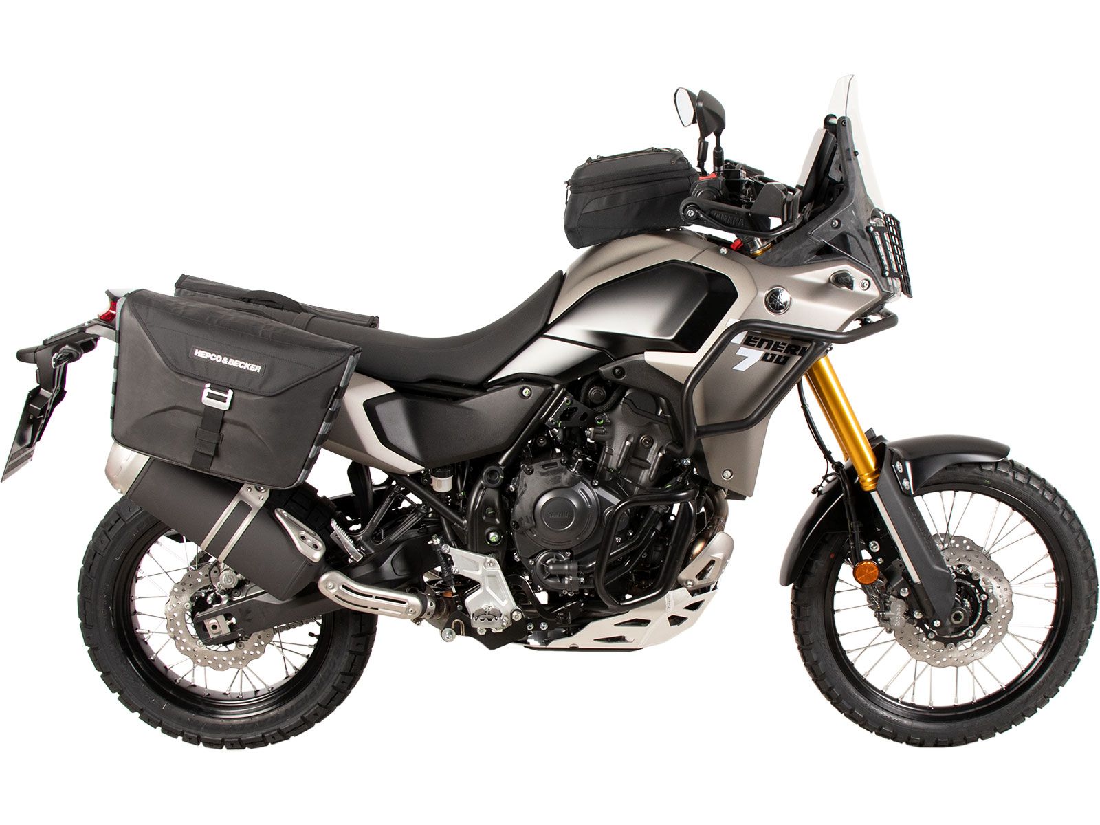 C-Bow Seitenträger schwarz für Yamaha Ténéré 700 (25-) Hepco & Becker