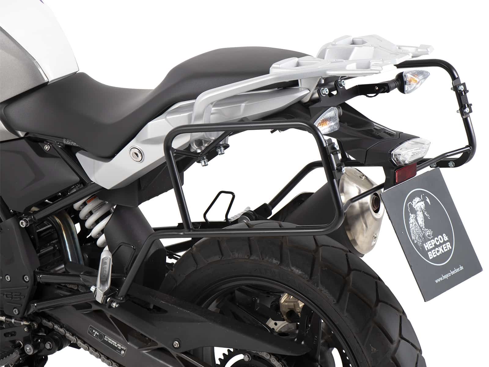 Seitenkofferträger festverschraubt schwarz für BMW G 310 GS (20-) Hepco & Becker