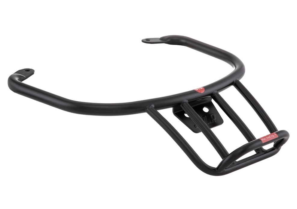 Gepäckträger /  Soziushaltebügel Heck 70s für Vespa GTS/​GTV/GT 125-300ccm 4T LC, schwarz glänzend