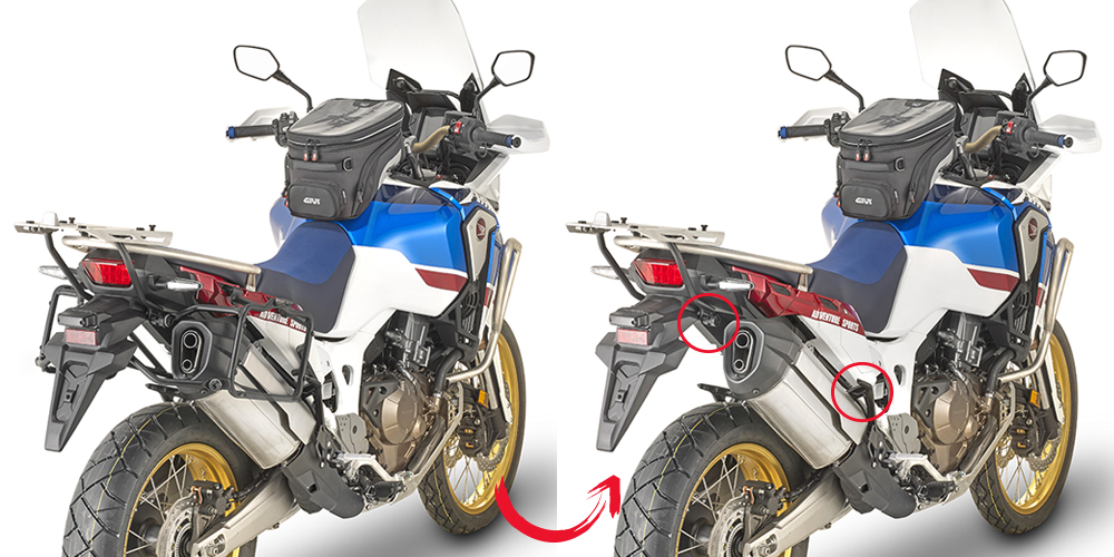 Seitenkoffer-Träger für Honda CRF1000L Africa Twin (Bj.18-) Givi