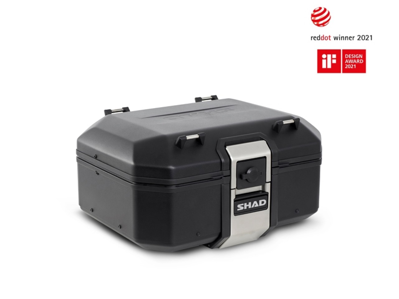 Shad Topcase TR37, Aluminium schwarz, 37 l