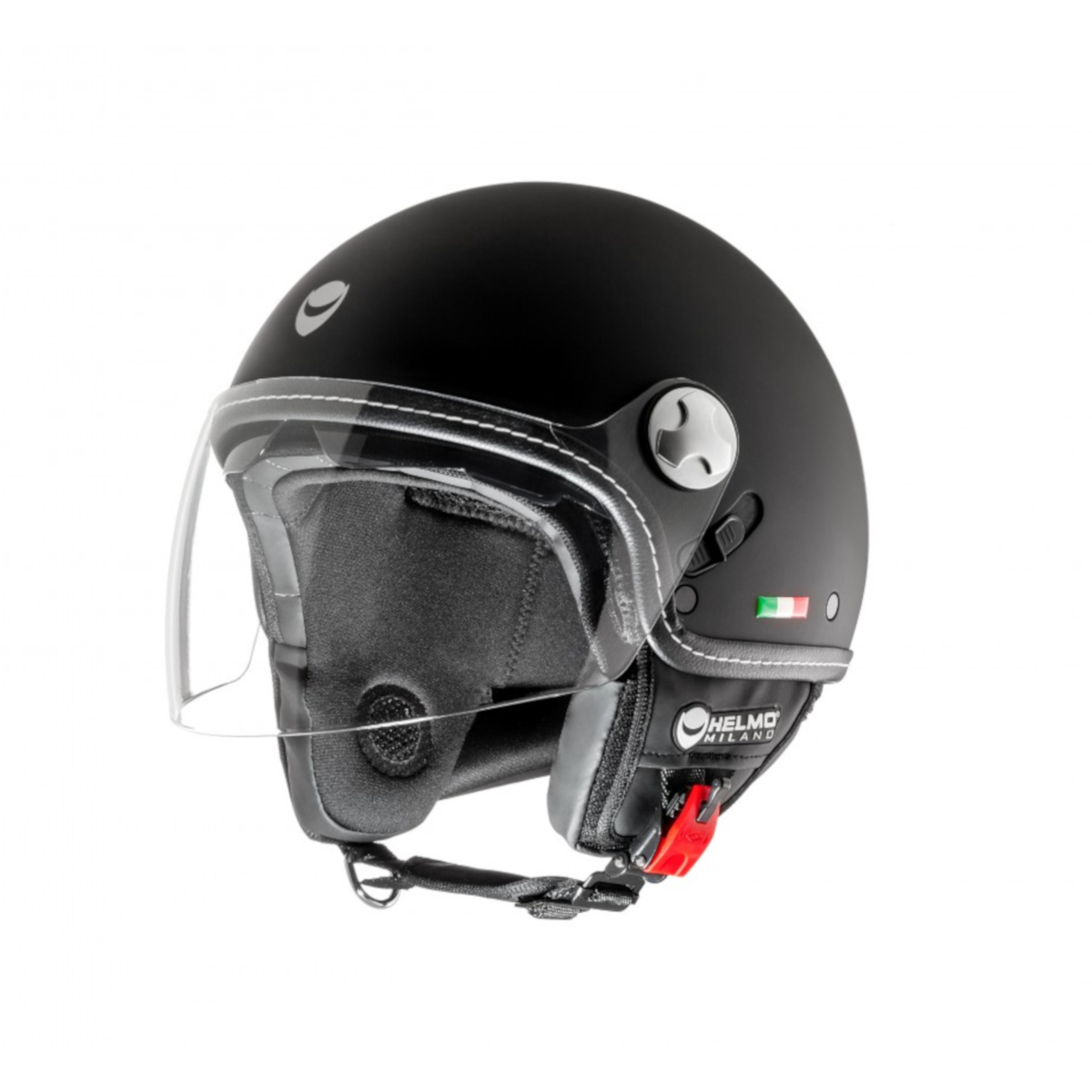 Helmo Milano Demi Jet, Eos, schwarz, matt