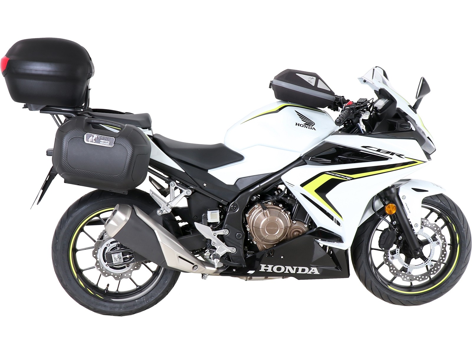 Alurack Topcase-Träger anthrazit für Honda CBR 500 R (19-23) Hepco & Becker