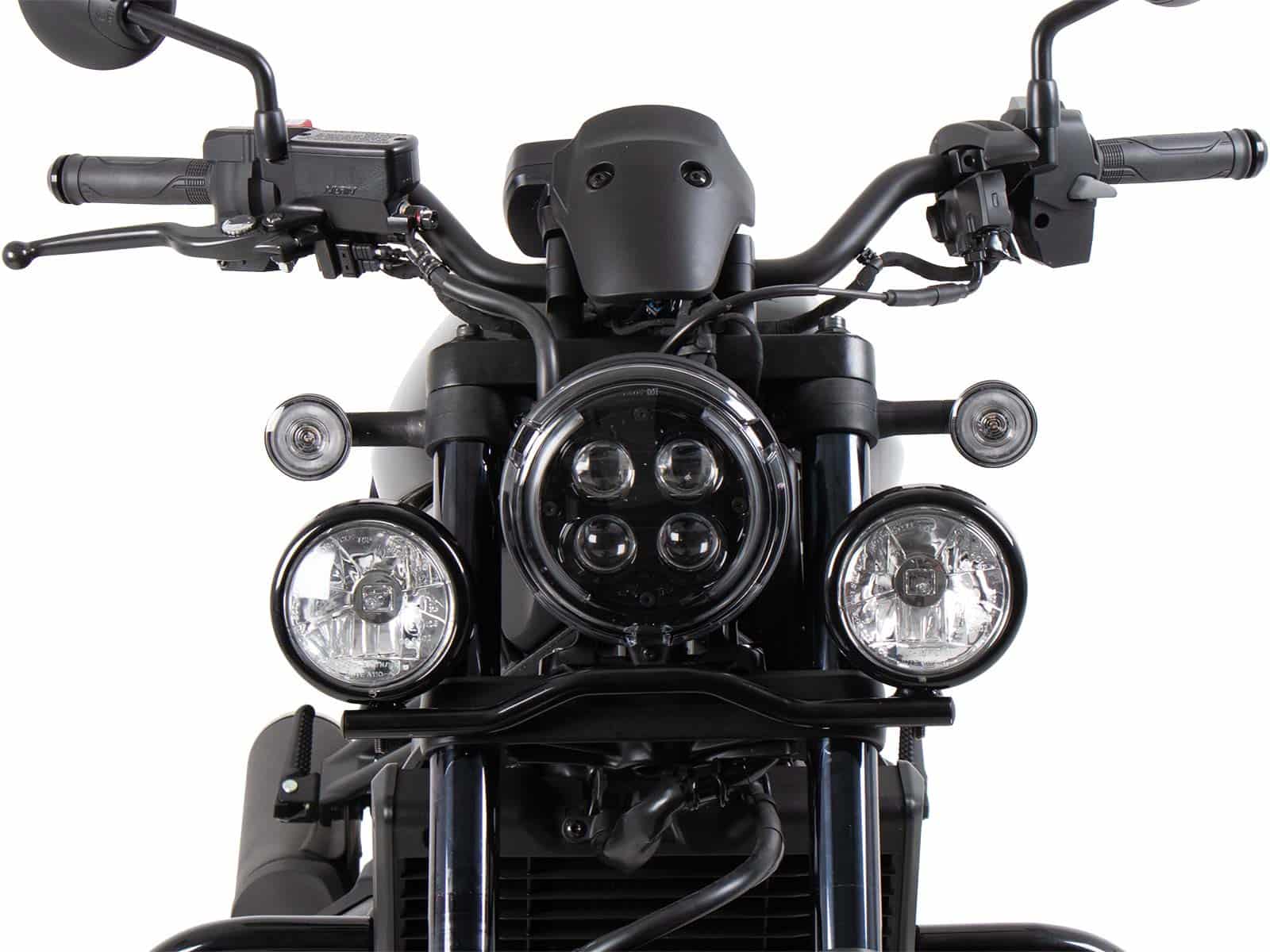 Twinlight Zusatzscheinwerfer inkl. Halter und Kabel schwarz für Honda CMX 1100 Rebel /DCT (25-)