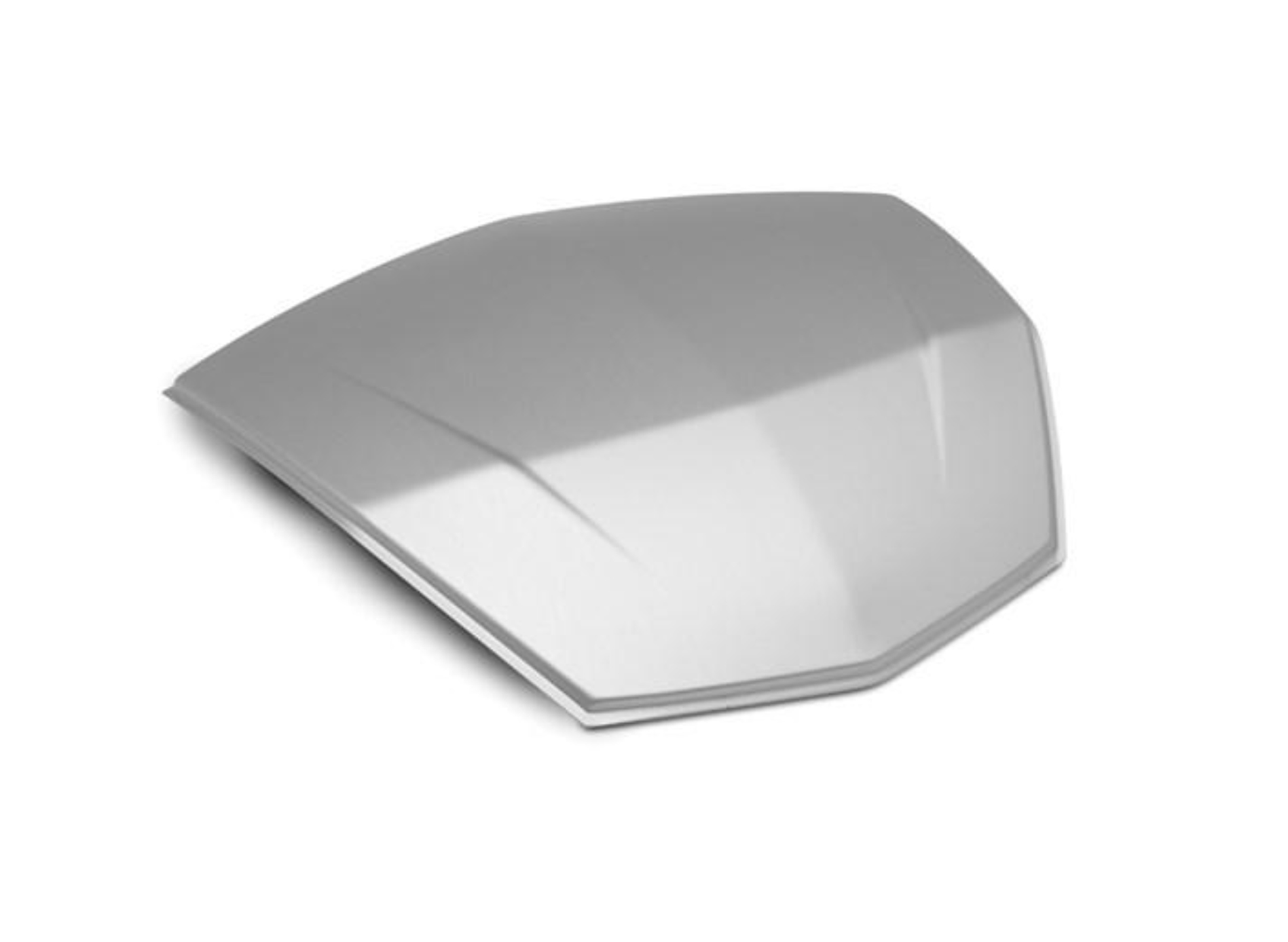 Aluminium-Dekoreinsatz silber eloxiert Original Kawasaki