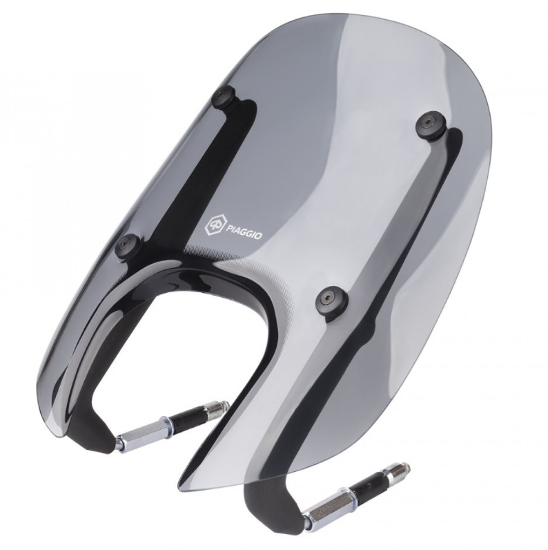 Sport Windschutzscheibe komplett, getönt für Medley Original Piaggio