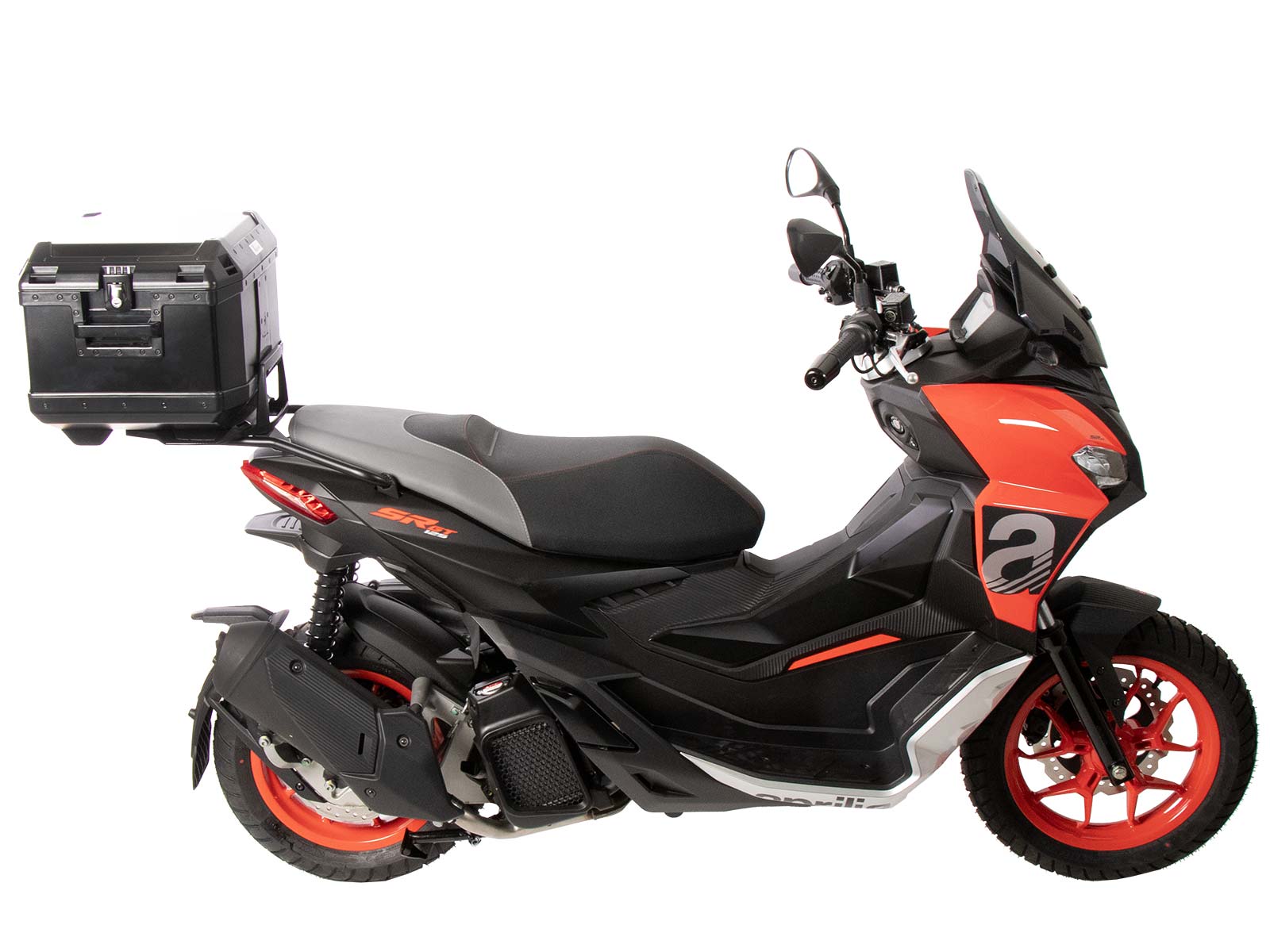 Alurack Topcaseträger schwarz für Aprilia SR GT 125 /200 /Sport (22-) Hepco & Becker