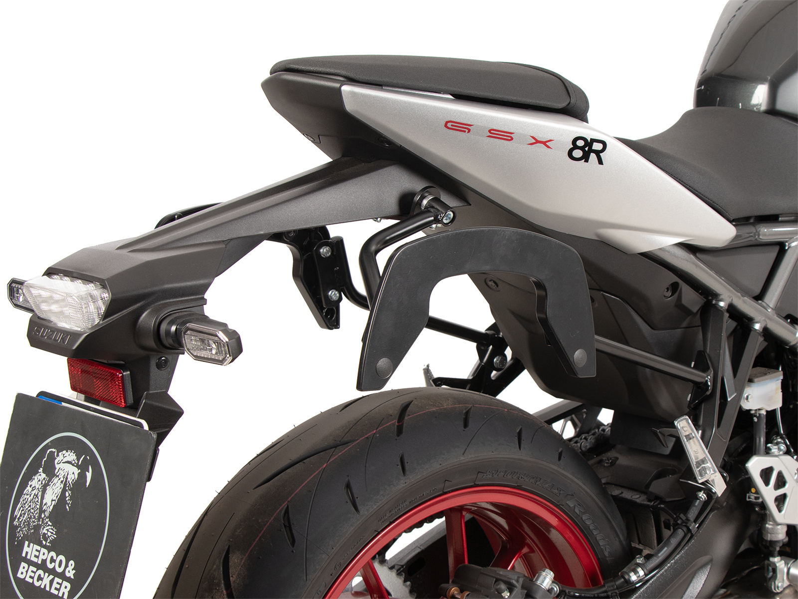 C-Bow Seitenträger schwarz für Suzuki GSX-8R (24- ) Hepco & Becker