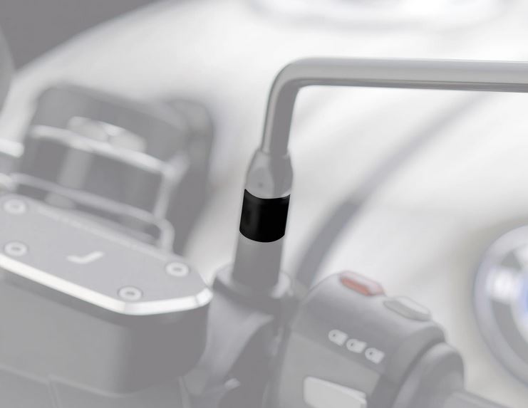 Spiegeladapter RIZOMA "Direct Mount" für Vespa, schwarz eloxiert
