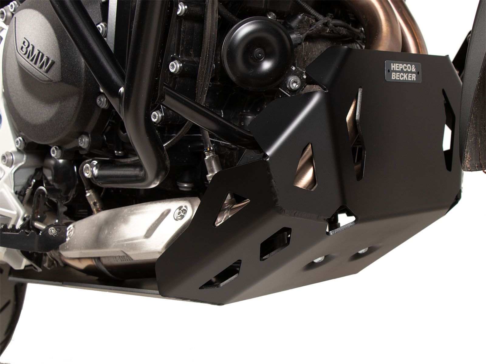 Motorschutzplatte schwarz für BMW F 900 GS Adventure (24-) Hepco & Becker