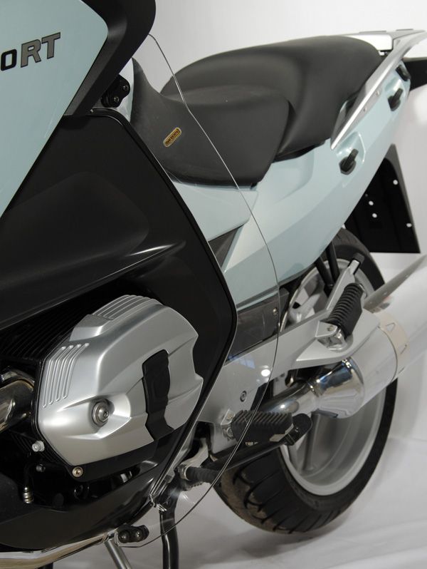 Fußschützer für BMW R 1200 RT (10-14), leicht getönt, Paar