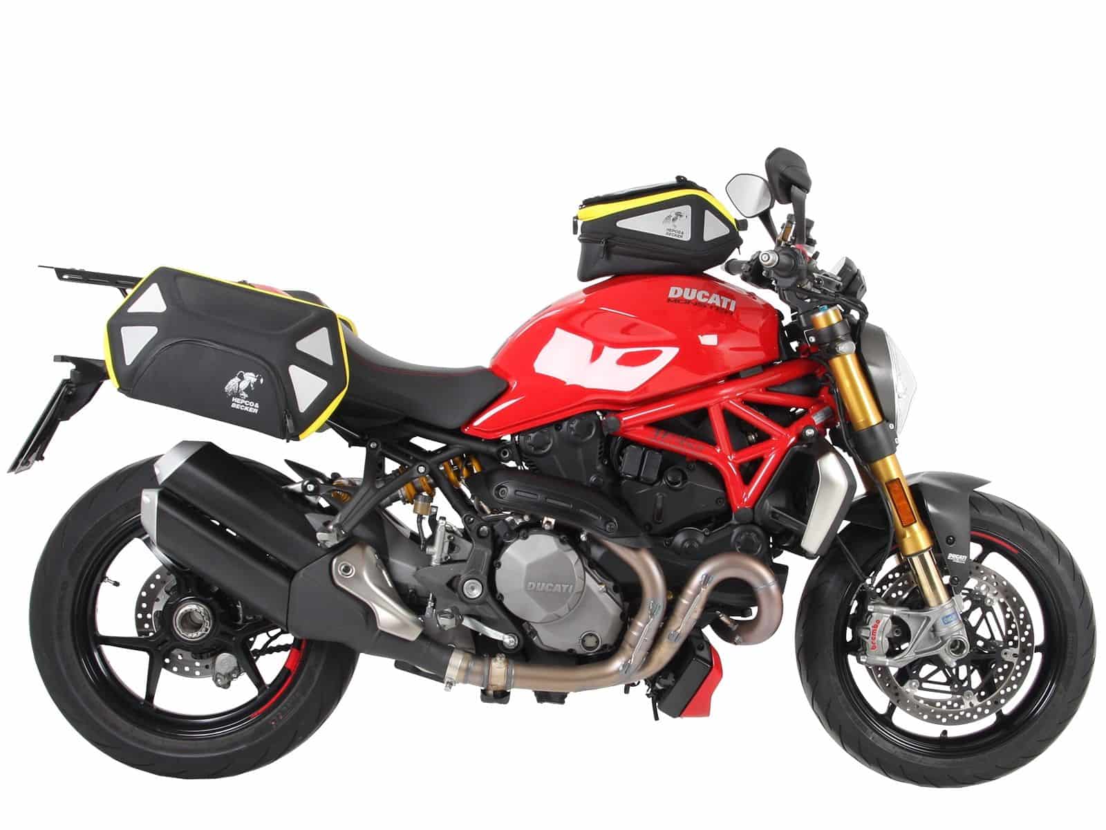 C-Bow Seitenträger schwarz für Ducati Monster 1200 S (17-20) Hepco & Becker