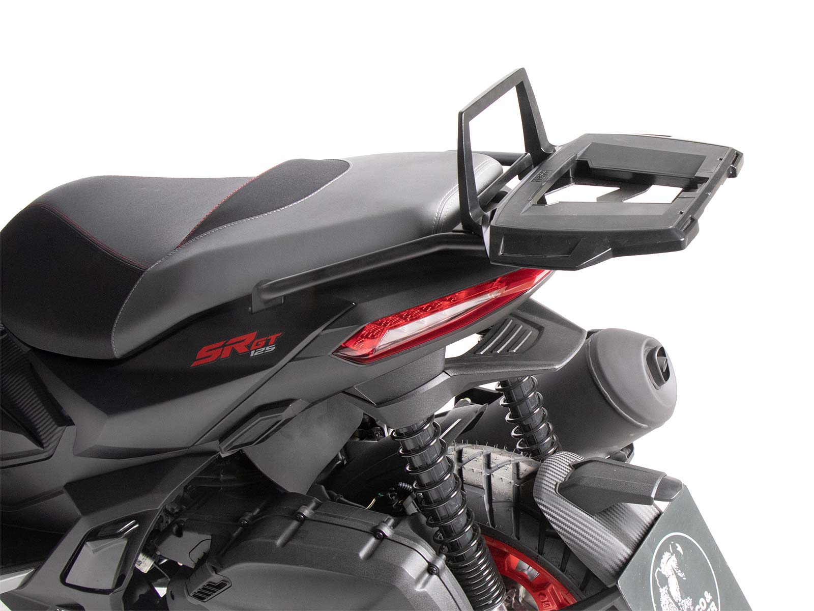 Alurack Topcaseträger schwarz für Aprilia SR GT 125 /200 /Sport (22-) Hepco & Becker