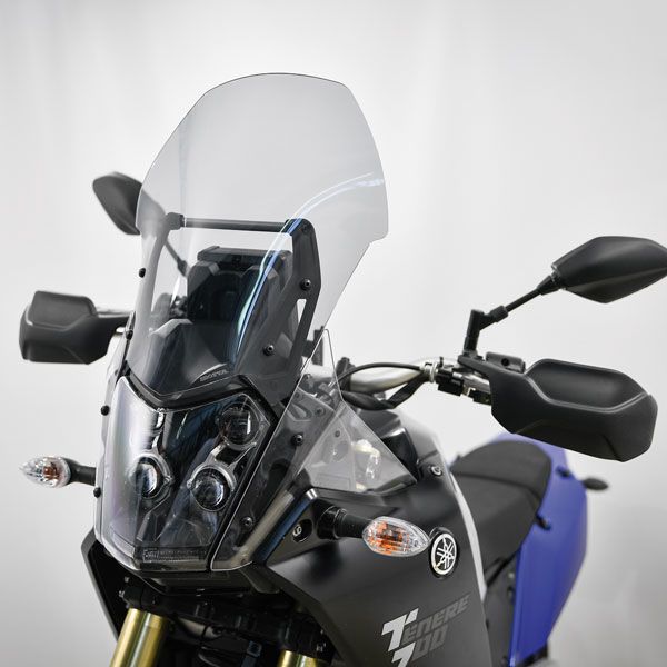 Hohes Windschild rauchgrau für Yamaha Ténéré 700 (19-24)