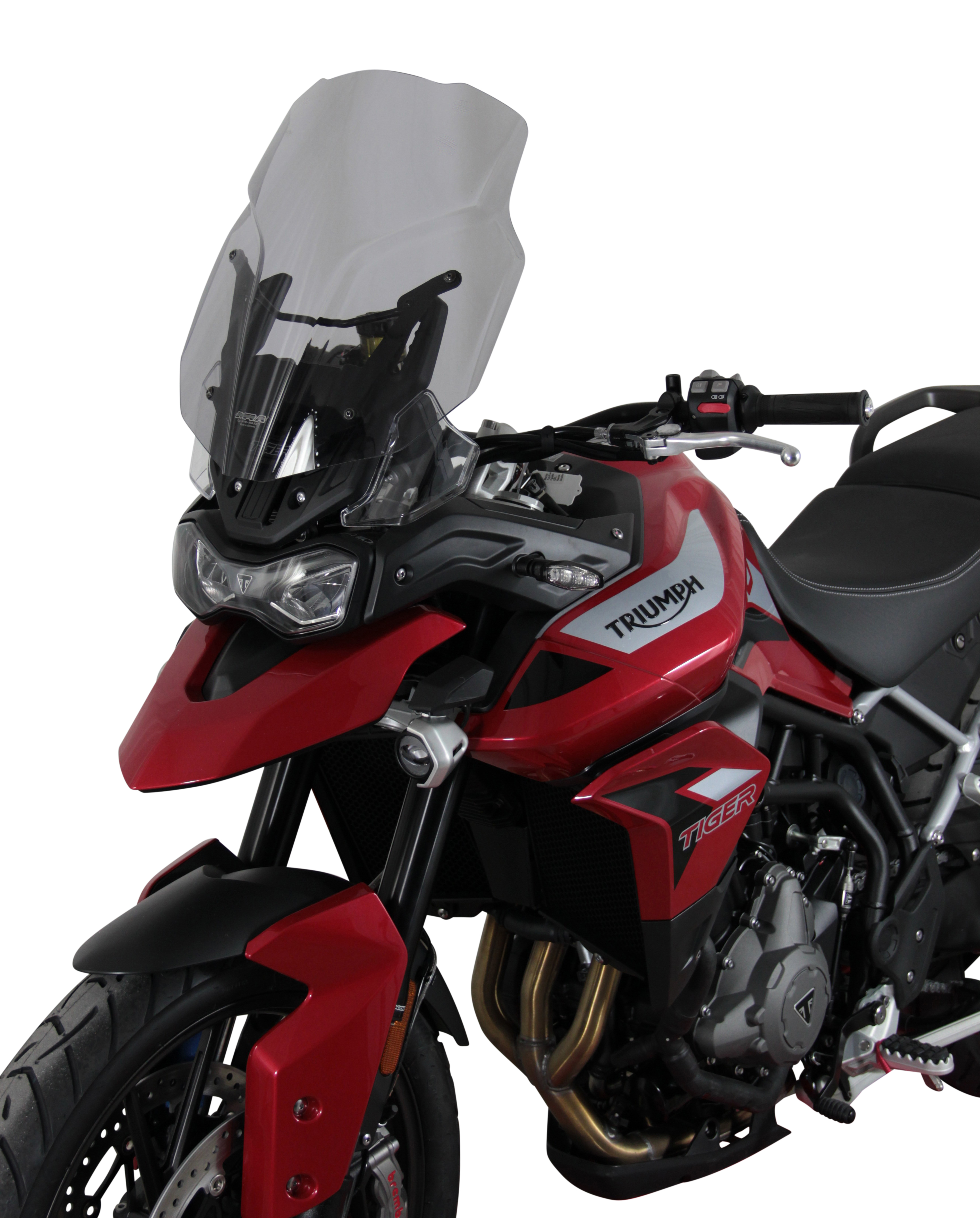 Tourenscheibe MRA "TM" für TRIUMPH TIGER 900 /GT PRO (Bj.19-) - Rauchgrau