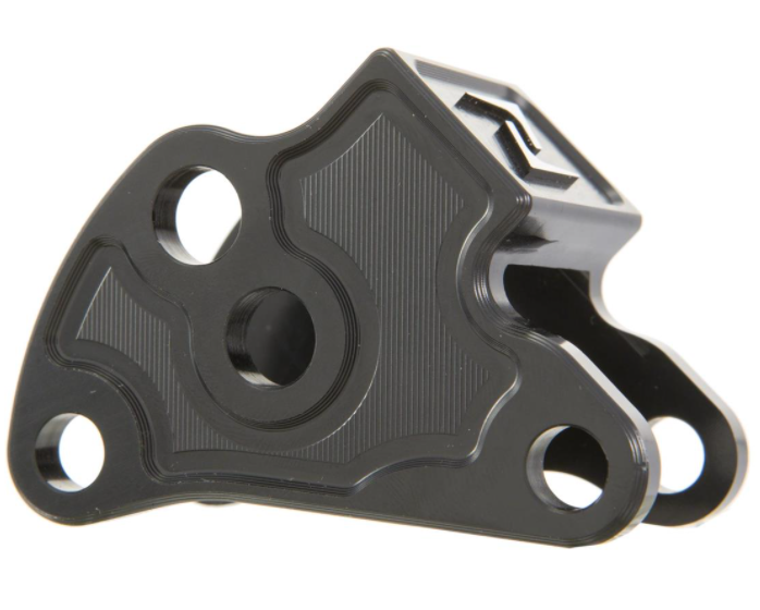 Adapter für Tieferlegung Stoßdämpfer, hinten für Vespa Primavera/​Sprint, schwarz