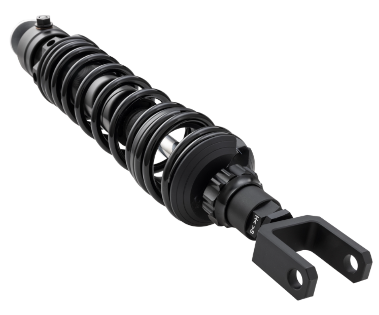 Stoßdämpfer "Black Edition", hinten für Vespa Primavera/​Sprint 50ccm 2T/​4T, schwarz matt