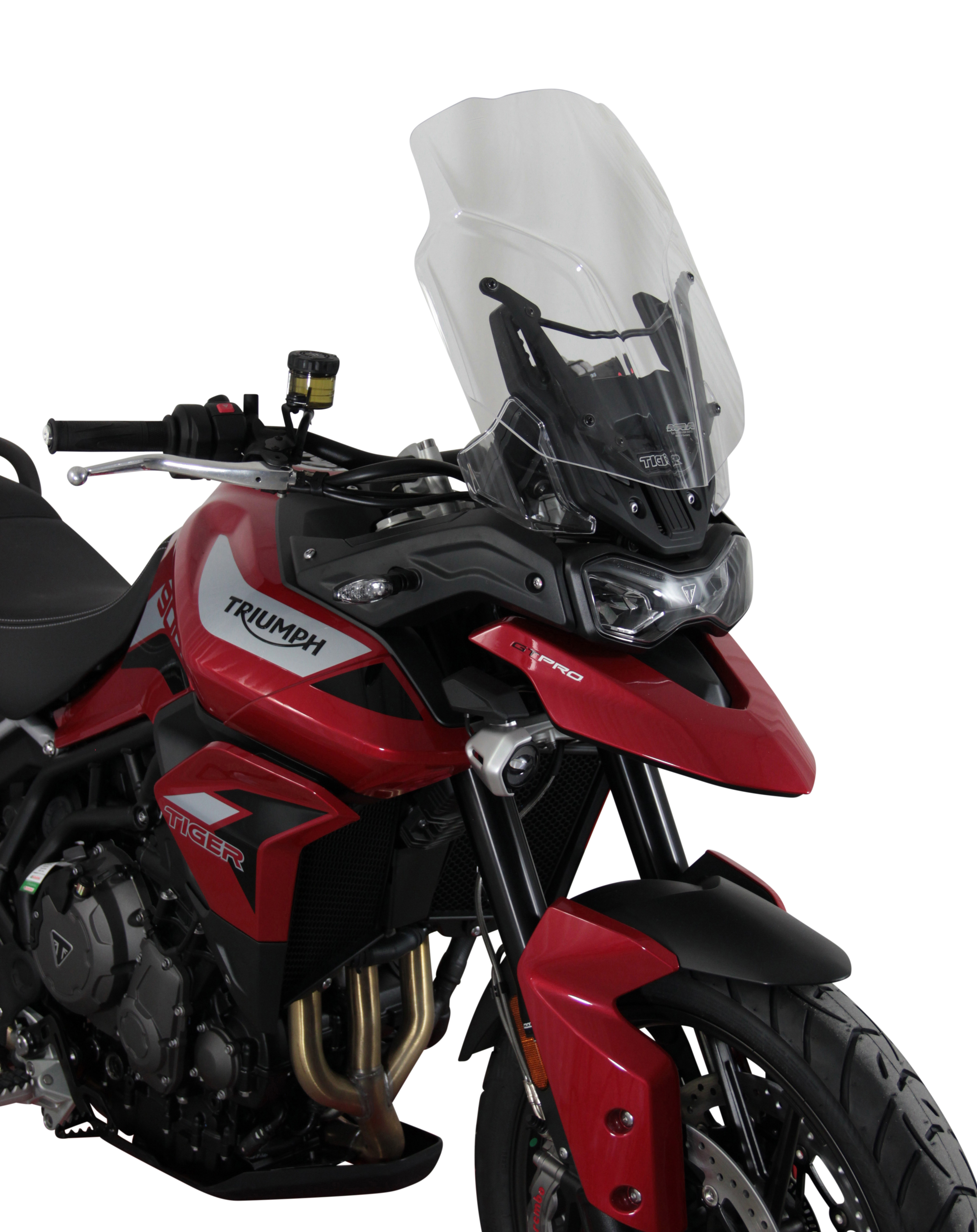 Tourenscheibe MRA "TM" für TRIUMPH TIGER 900 /GT PRO (Bj.19-) - Rauchgrau