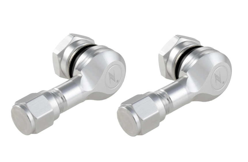 Ventileinsatz ZELIONI für schlauchlos Reifen/Felge 80°, silber