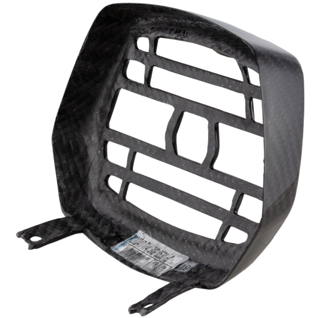 Lampenring mit Gitter für Vespa Sprint 50-150ccm 2T/​4T ('13-'18), Carbon