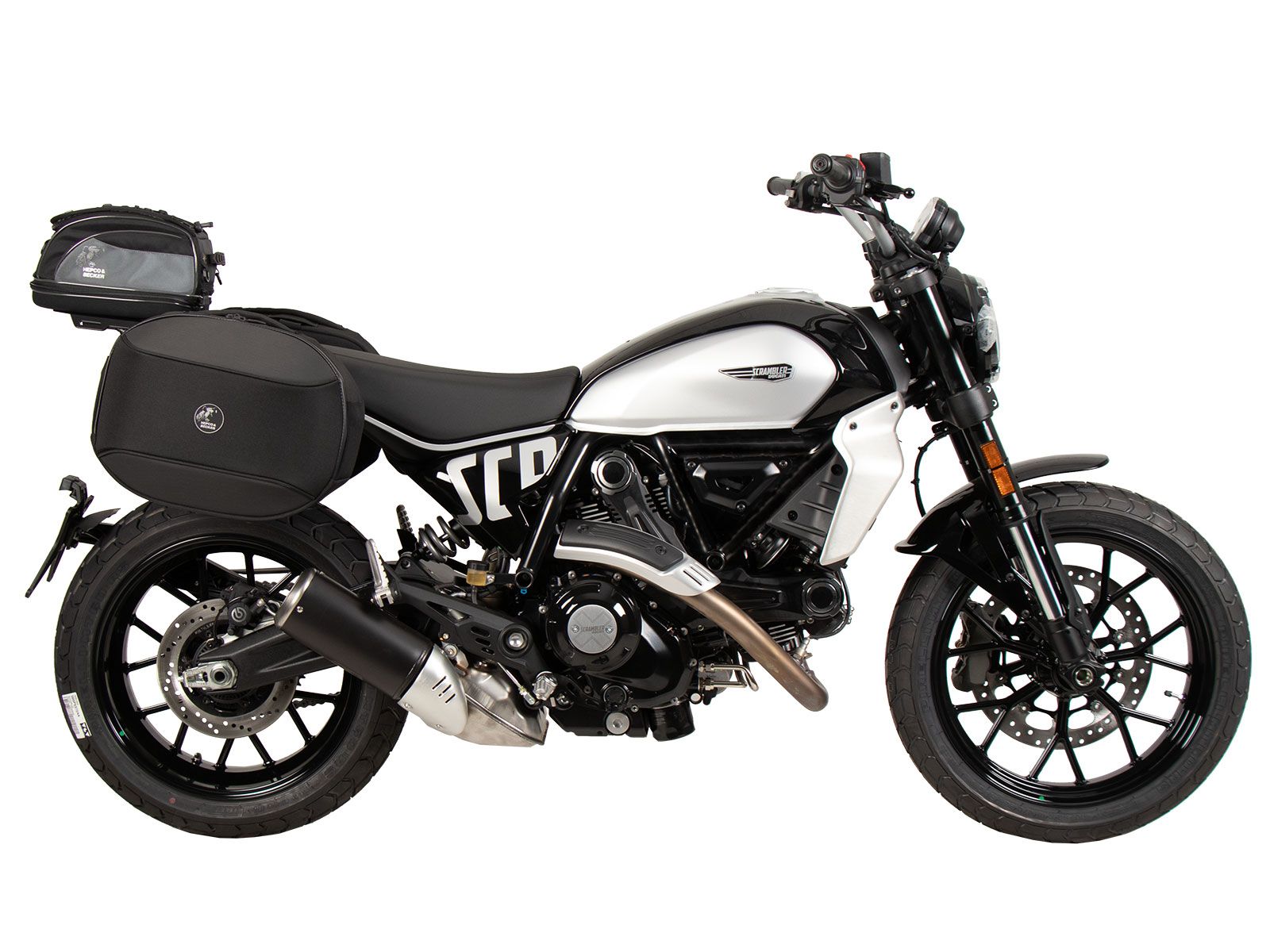 C-Bow Seitenträger schwarz für Ducati Scrambler 800 Icon (23-) Hepco & Becker