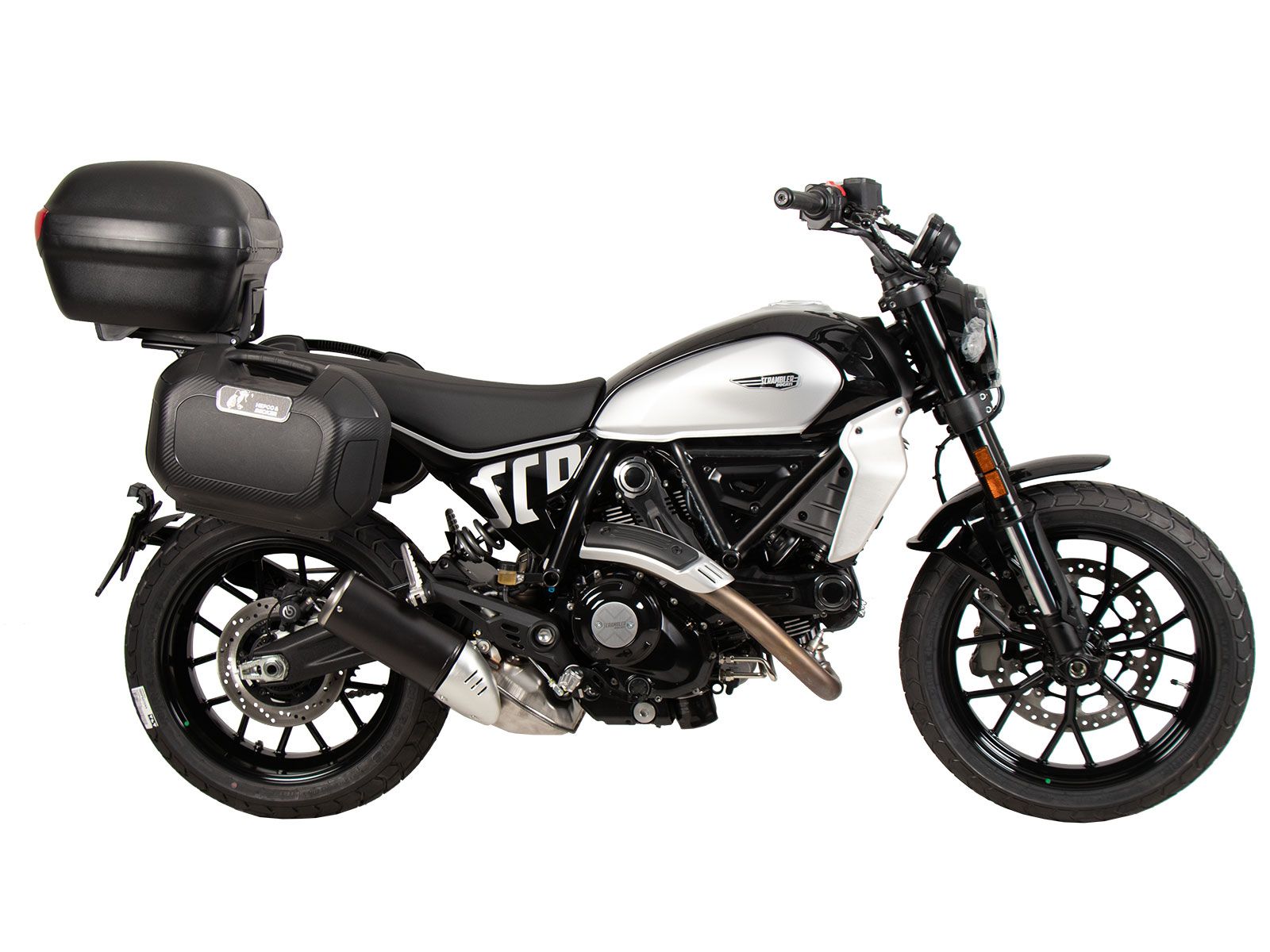 C-Bow Seitenträger schwarz für Ducati Scrambler 800 Icon (23-) Hepco & Becker