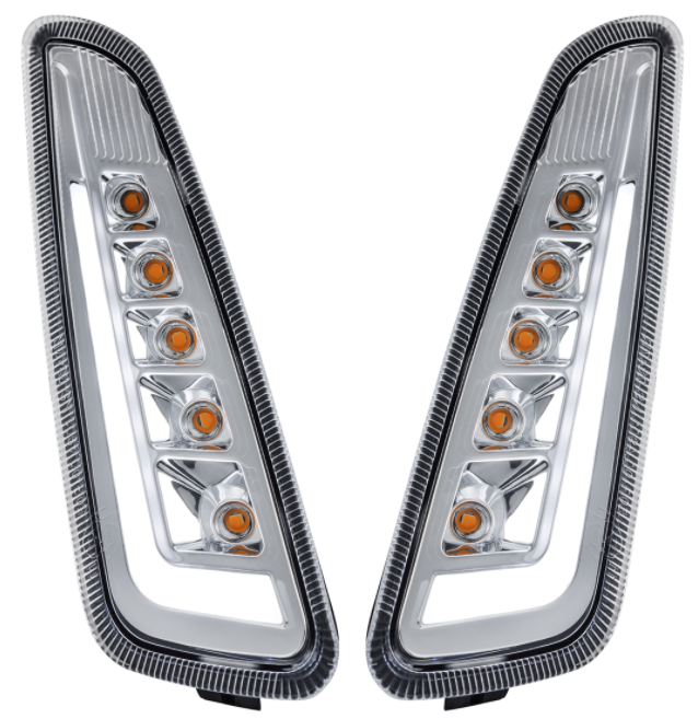 Blinker Kit vorne links/rechts für Vespa Primavera/​Sprint 50ccm 2T/​4T, klar