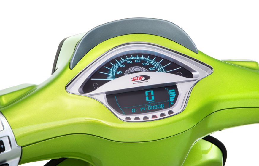 Drehzahlmesser/Tacho für Vespa Primavera/​Sprint 50-150ccm 2T/​4T AC, silber